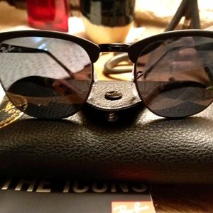 Ray Ban RB3716 Clubmaster Matte Black NWOT